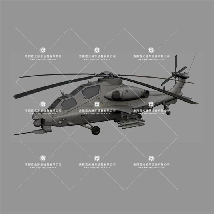 城中武装直升机3D模型